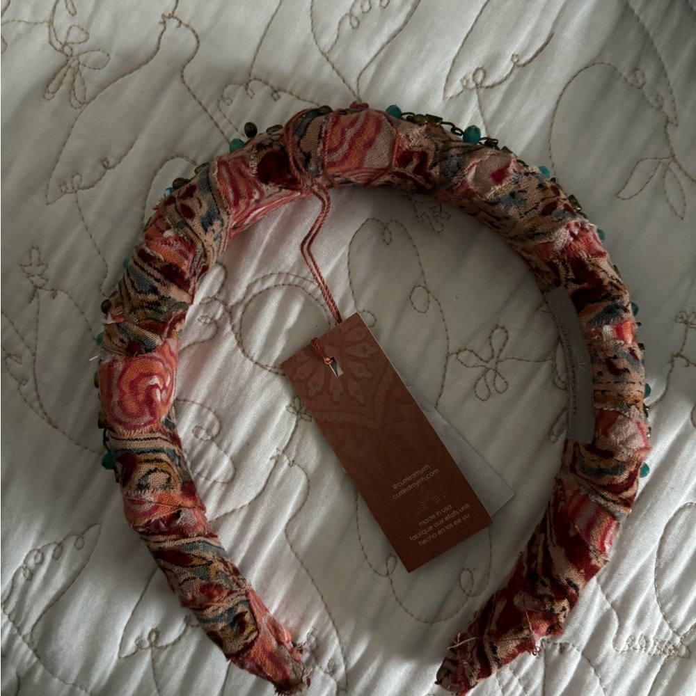 NWT Curried Myrrh Beaded Headband